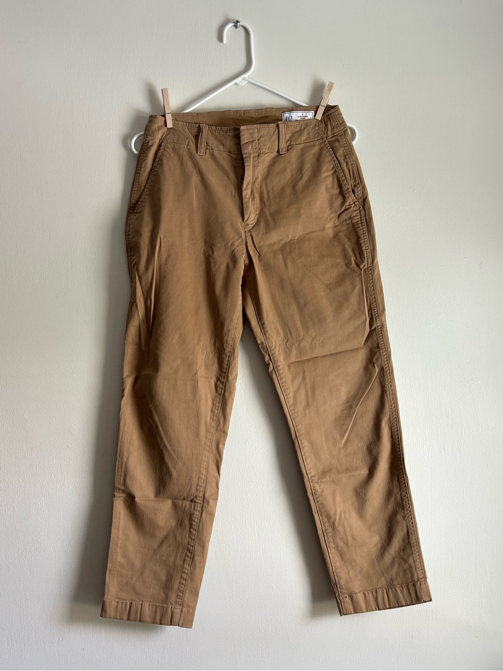 GAP Women's Straight-Leg Chinos in Tan